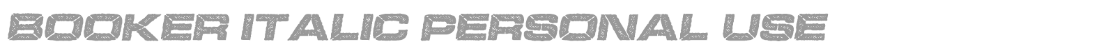 Booker font preview